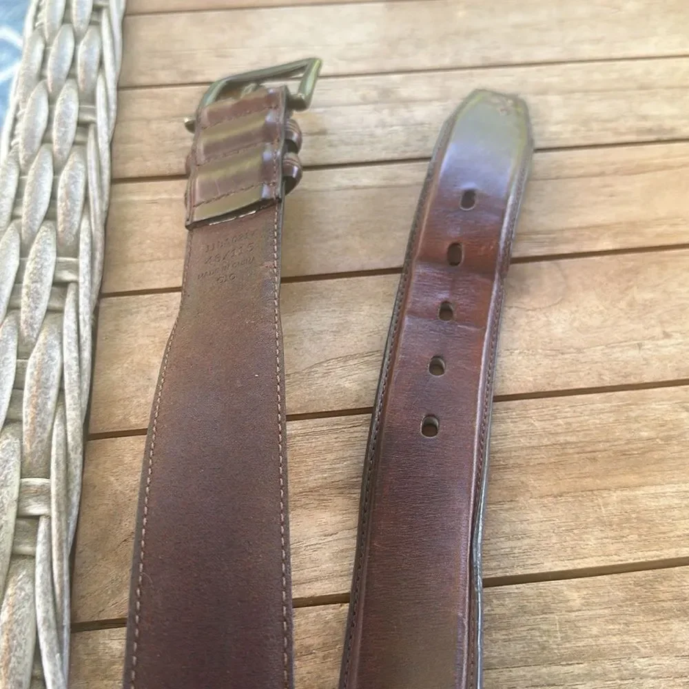 Brown Leather Men’s Belt 46